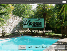 Tablet Screenshot of hotel-laperouse.com