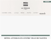 Tablet Screenshot of hotel-laperouse.fr